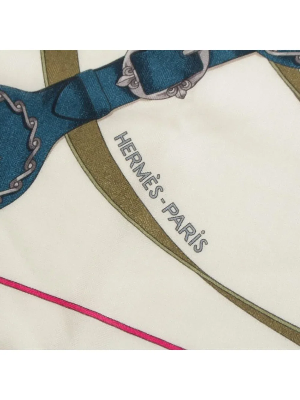 Hermes Triangle Jean la Promenade du Matin Morning Walk Cashmere Silk Scarf - Picture 6 of 10